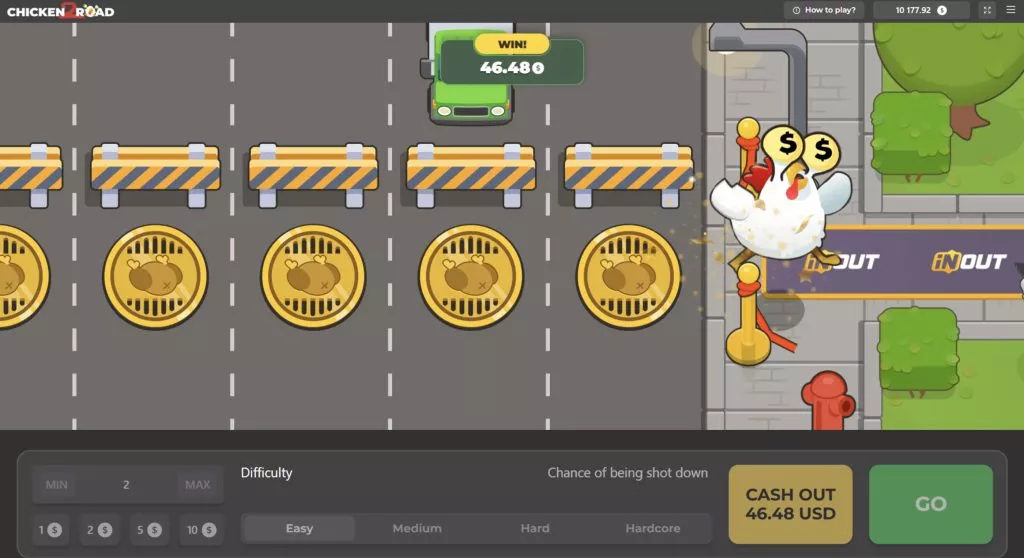 Chicken Road 2 spel 95
